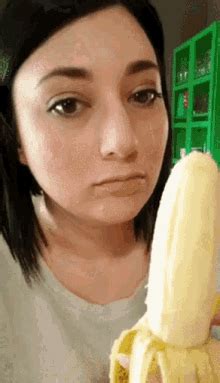 eating a banana gif|Eating Banana GIFs